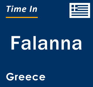 Current local time in Falanna, Greece