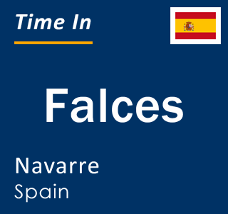 Current local time in Falces, Navarre, Spain