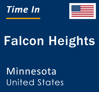 Current local time in Falcon Heights, Minnesota, United States