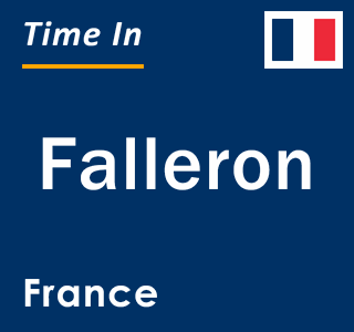 Current local time in Falleron, France