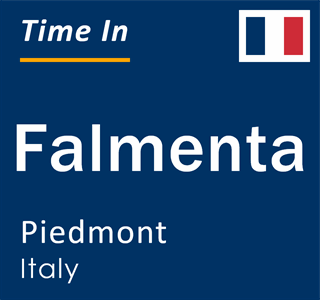 Current local time in Falmenta, Piedmont, Italy