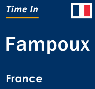 Current local time in Fampoux, France