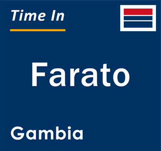 Current local time in Farato, Gambia