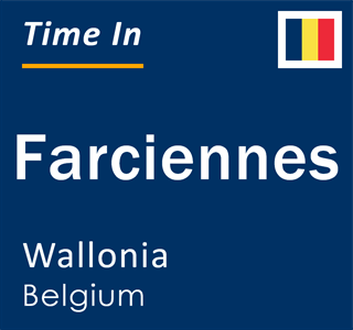 Current local time in Farciennes, Wallonia, Belgium