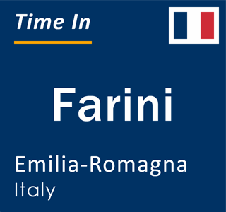 Current local time in Farini, Emilia-Romagna, Italy