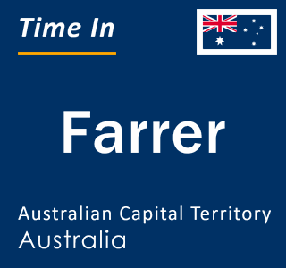 Current local time in Farrer, Australian Capital Territory, Australia