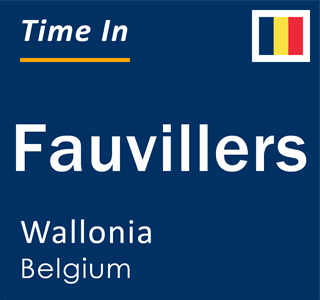 Current local time in Fauvillers, Wallonia, Belgium