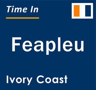 Current local time in Feapleu, Ivory Coast