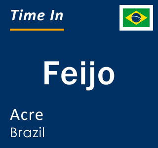 Current local time in Feijo, Acre, Brazil