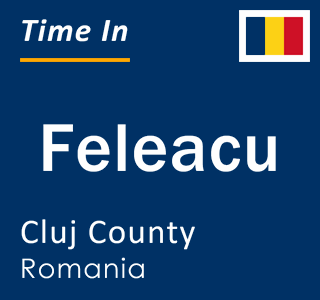 Current local time in Feleacu, Cluj County, Romania