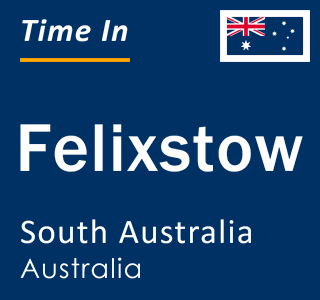 Current local time in Felixstow, South Australia, Australia