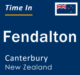 Current local time in Fendalton, Canterbury, New Zealand