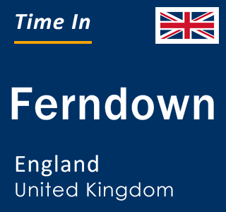 Current local time in Ferndown, England, United Kingdom