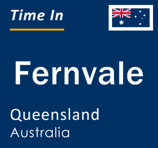 Current local time in Fernvale, Queensland, Australia