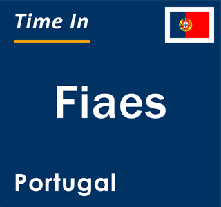 Current local time in Fiaes, Portugal