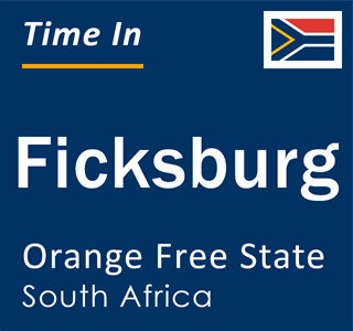 Current local time in Ficksburg, Orange Free State, South Africa