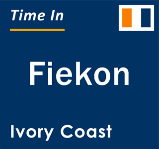 Current local time in Fiekon, Ivory Coast