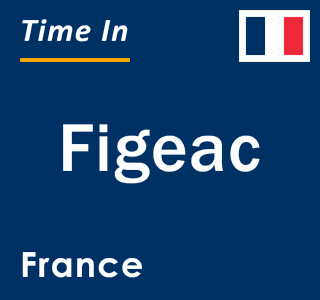 Current local time in Figeac, France