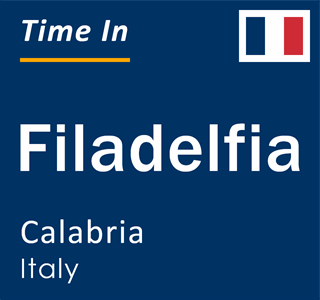 Current local time in Filadelfia, Calabria, Italy