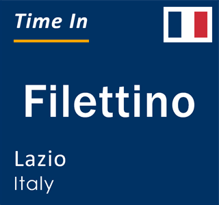 Current local time in Filettino, Lazio, Italy