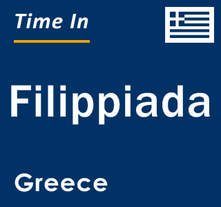 Current local time in Filippiada, Greece