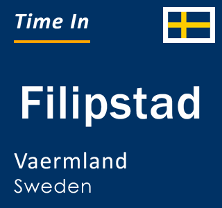 Current local time in Filipstad, Vaermland, Sweden