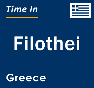 Current local time in Filothei, Greece