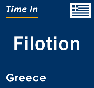 Current local time in Filotion, Greece