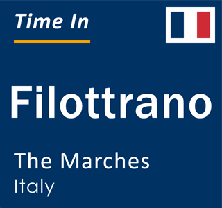 Current local time in Filottrano, The Marches, Italy