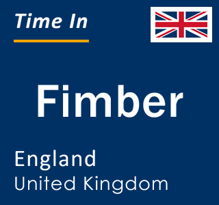 Current local time in Fimber, England, United Kingdom