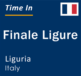Current local time in Finale Ligure, Liguria, Italy