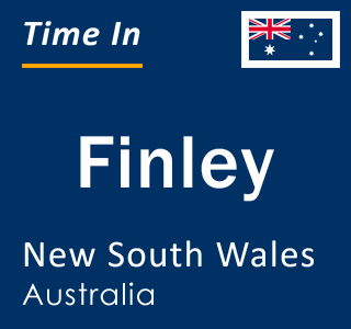 Current local time in Finley, New South Wales, Australia