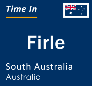 Current local time in Firle, South Australia, Australia