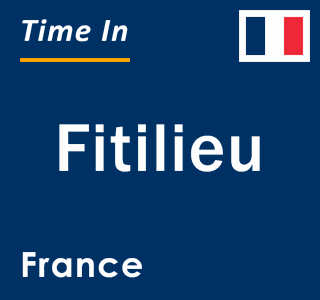 Current local time in Fitilieu, France