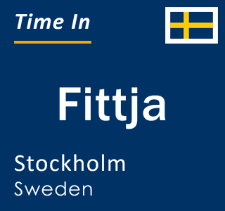 Current local time in Fittja, Stockholm, Sweden