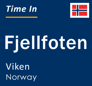 Current local time in Fjellfoten, Viken, Norway