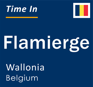 Current local time in Flamierge, Wallonia, Belgium