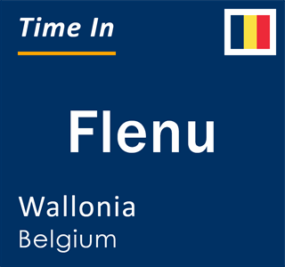 Current local time in Flenu, Wallonia, Belgium