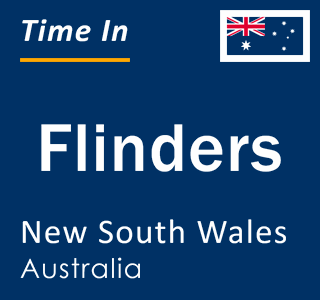 Current local time in Flinders, New South Wales, Australia