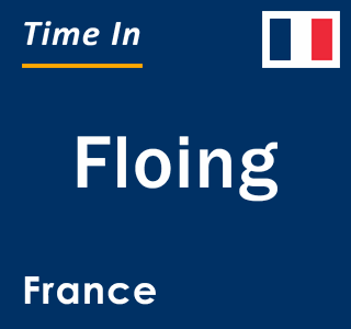 Current local time in Floing, France