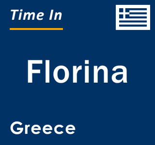 Current local time in Florina, Greece