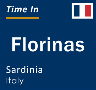 Current local time in Florinas, Sardinia, Italy