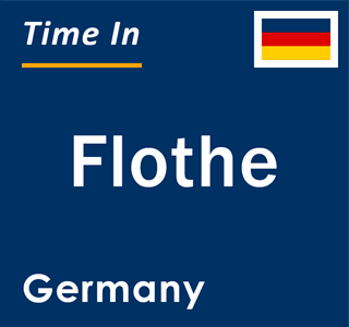 Current local time in Flothe, Germany