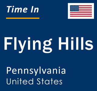 Current local time in Flying Hills, Pennsylvania, United States