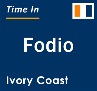 Current local time in Fodio, Ivory Coast