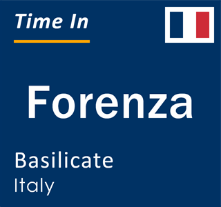 Current local time in Forenza, Basilicate, Italy