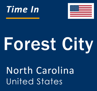 Current local time in Forest City, North Carolina, United States