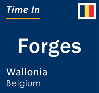 Current local time in Forges, Wallonia, Belgium