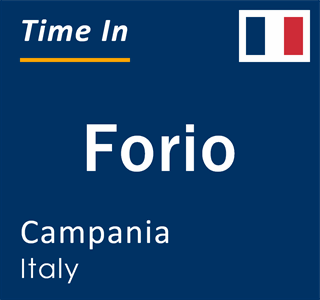 Current local time in Forio, Campania, Italy