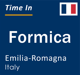 Current local time in Formica, Emilia-Romagna, Italy